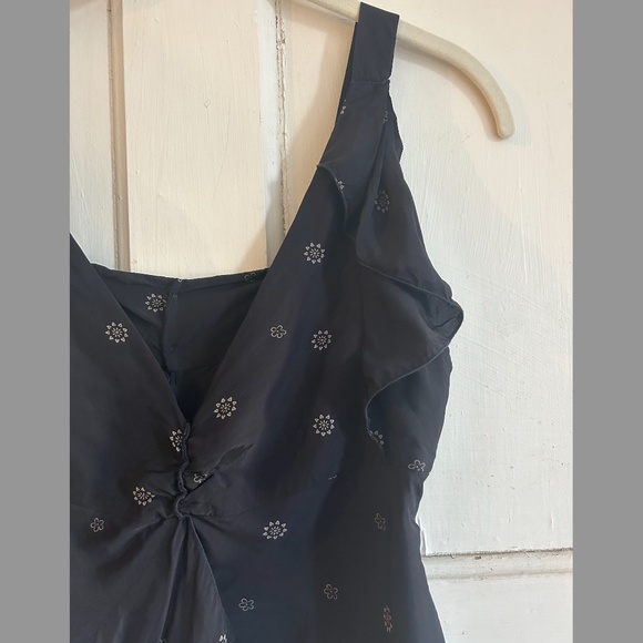 Vintage 90s MARITHE FRANCOIS GIRBAUD Handkerchief Tank Top Size: 27 - Picture 4 of 7